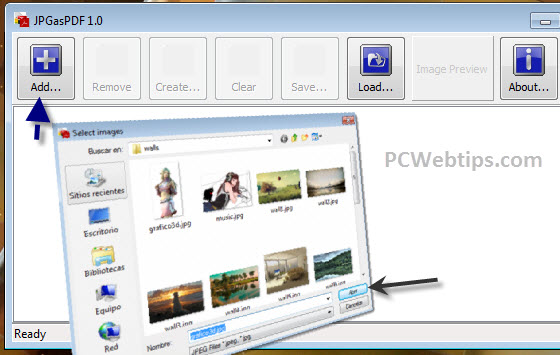 crear pdf imagenes 