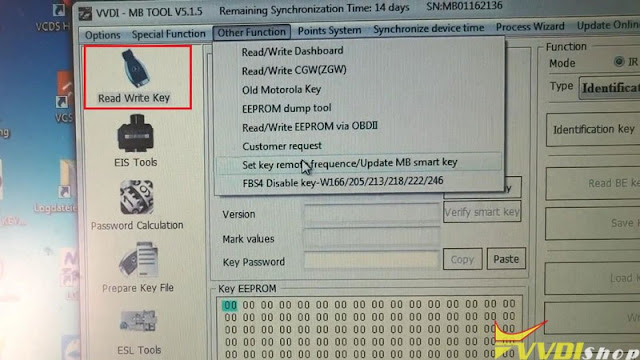 vvdi mb add Benz G W463 2013 key 6