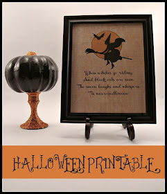 Halloween, Printable, Vintage, Witch