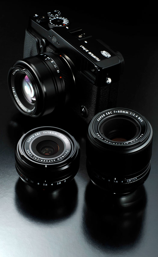 fuji x-pro1 lenses 18mm 35mm 60mm