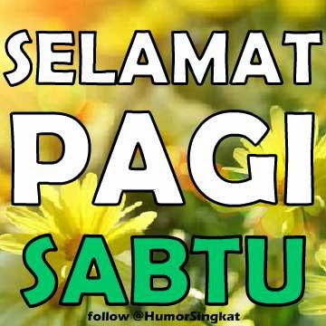 Kata Ucapan Selamat Hari Sabtu