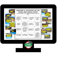 EARTH SCIENCE Activities for Test Prep, Test Review, Study Guides, and Vocabulary Review--PICTURE PUZZLES