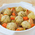 Turkey and mushroom stew with dumplings