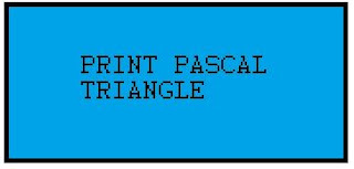 C program to print Pascal Triangle