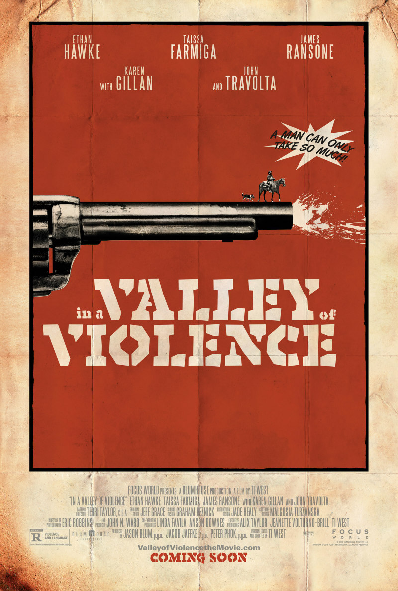 in a valley of violence poster