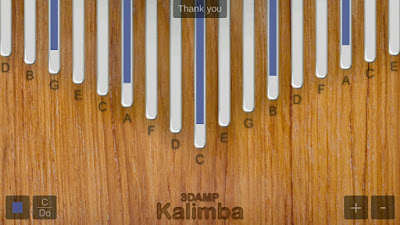 โน๊ตเพลง Kalimba