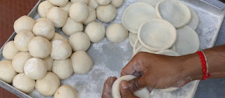 making kachori