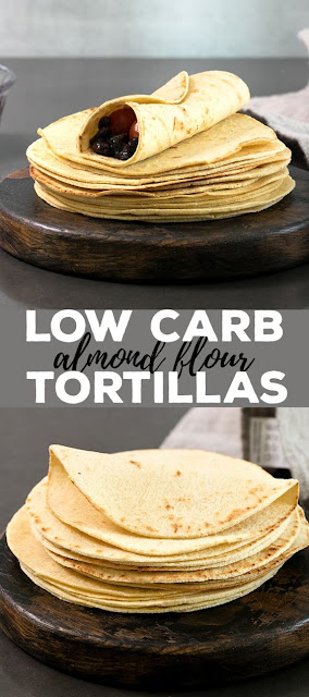 Almond Flour Low Carb Tortillas With Coconut Flour #low carb diet #low carb foods