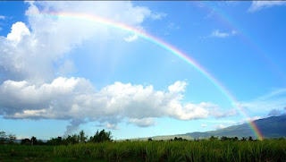 Puisi Bahasa Inggris THE RAINBOW  " PELANGI "