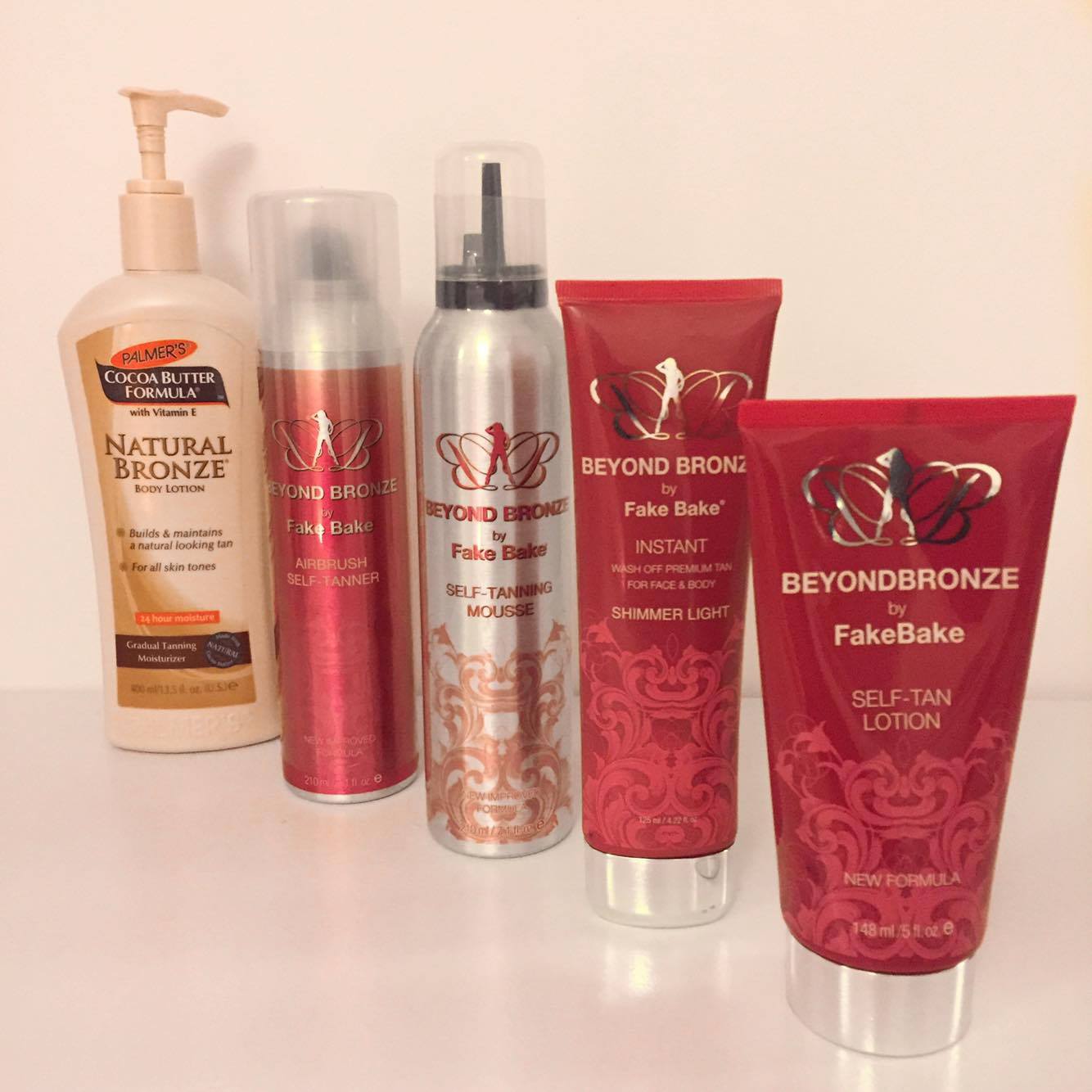 fake bake tanning products