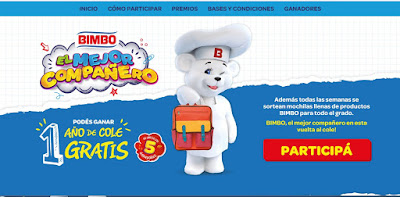 Promo Bimbo 2019 ganá 1 año de cole gratis