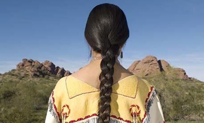 Native American Indian Hair Braids