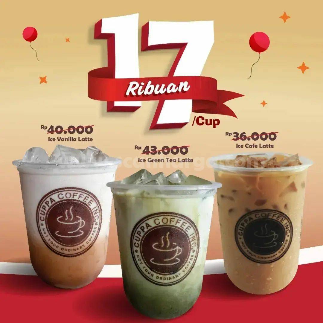 CUPPA COFFEE Promo SUPER HEMAT harga Spesial Rp 17Ribuan