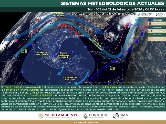  Lluvias escasas y temperaturas ligeramente altas se prevé para este miércoles   