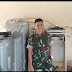 Dandim 0319 Mentawai Letkol Inf Febi Adrianto S.E.M tr (Han) kunjungi  prajurit produktif  Kodim 0319 Mentawai di bidang servis AC,kulkas dan elektronik