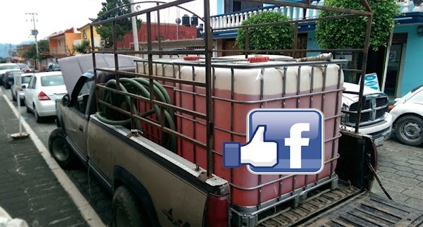 Venden gasolina robada en Facebook a 7 pesos el litro, los huachicoleros de Puebla