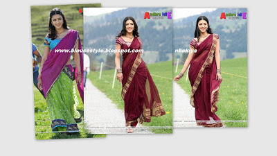 maroon colour saree