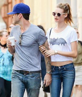 Adam levine dated nina agdal