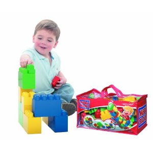 Pre-kindergarten toys - Mega Bloks 200 Piece Duffle Bag (08222V)