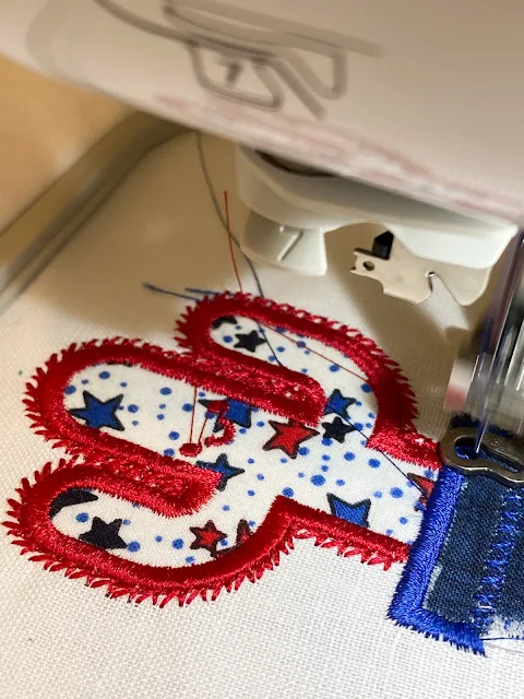 cameo 4, embroidery, embroidery project, rotary blade, applique