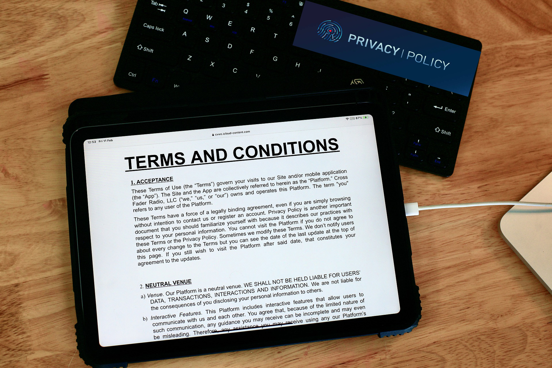 Terms and Conditions Generator