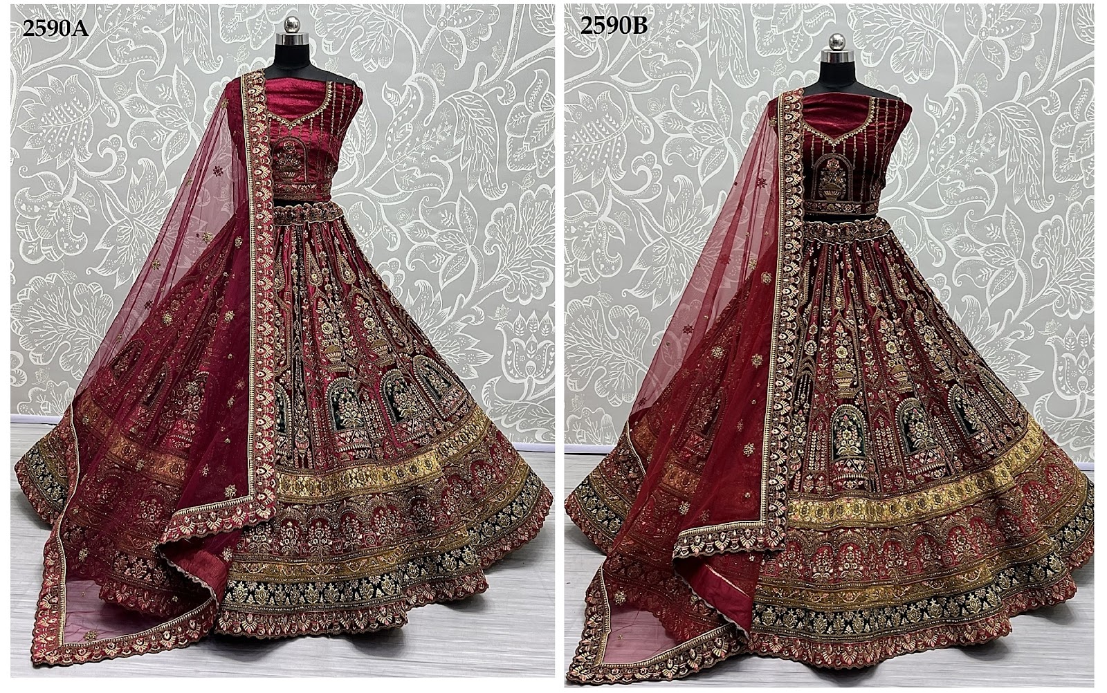 Lycra Velvet Cloth Fabric / Lehenga Fbric, Print: Solid, Color: Multicolor  at Rs 140/meter, Surat