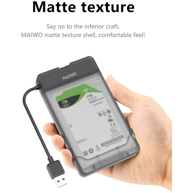 MAIWO 2.5 Inch HDD Enclosure SATA to USB 3.0