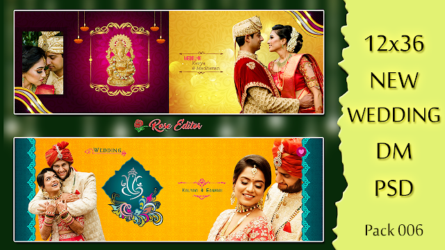 12x36 new wedding DM PSD Pack 006