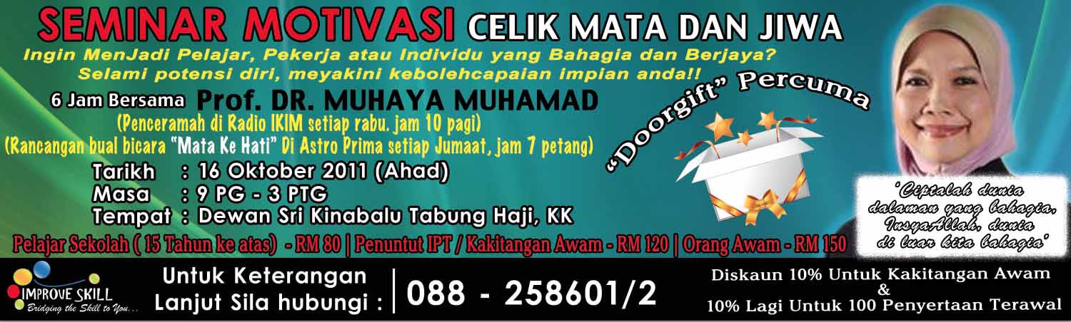 Muzik hatiku ♫♪: seminar motivasi celik mata dan jiwa oleh 