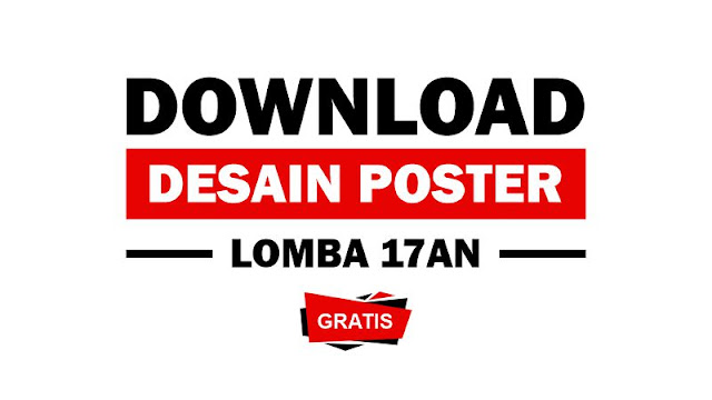 Download Desain  Poster  Pamflet Lomba 17 Agustus 2021 CDR 