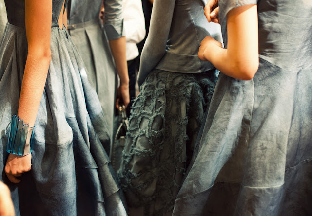 Donna Karan fashion reportage NYFW spring summer 2013 backstage