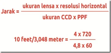 rumus jarak to PPF