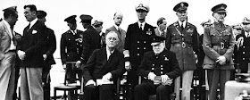 President Roosevelt and Prime Minister Churchill at Placentia Bay, 9 August 1941 worldwartwo.filminspector.com