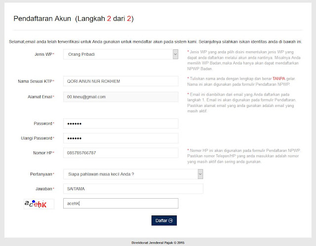 Cara Daftar NPWP Online Melalui Prosedur Yang Benar - NPWP 
