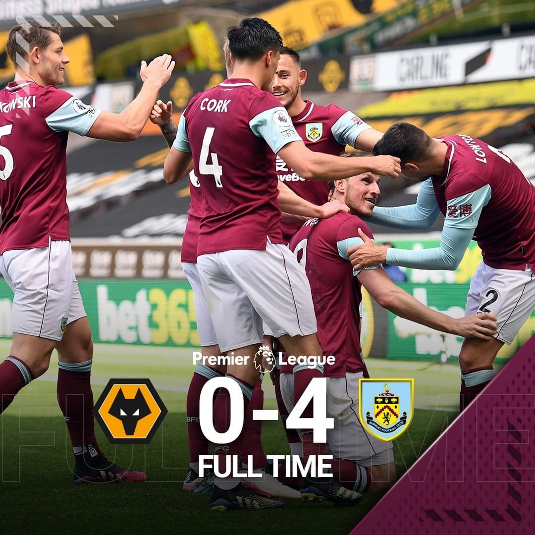 Wolverhampton 0-4 Burnley | MS