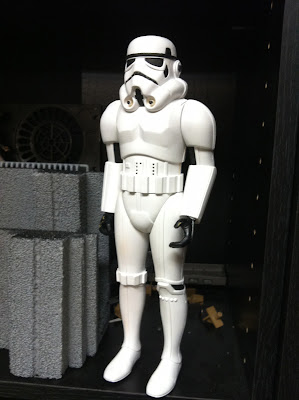 Vintage Stormtrooper Gentle Giant Kenner 12" Bootleg Black Hole Trooper Chinese Super 7 Legacy Saga TAC 30th Anniversary Collection Vintage Original Restoration Yellowed Whitening