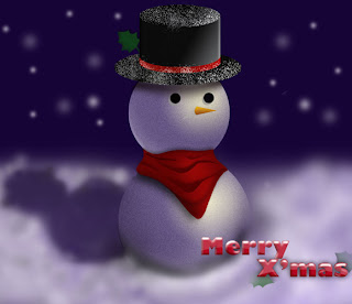 Free Snowman Christmas Backgrounds