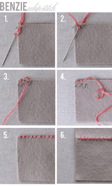 whipstitch embroidery tutorial