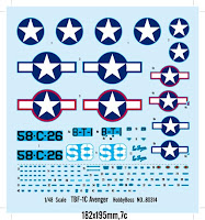 Hobby Boss 1/48 TBF-1C Avenger (80314) Color Guide & Paint Conversion Chart