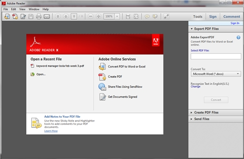 Download Adobe Reader 11.0.06 Update Terbaru Final - Zain 