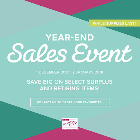 Buy Stampin' Up! UK supplies here and save money with the Year End Sales