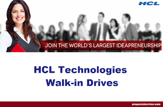 HCL Technologies MEGA Walkin Interview