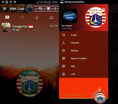 Download BBM MOD Club Sepak Bola Lokal Indonesia V2.12.11 Terbaru 2016