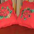 CRAFTS WITH ANASTASIA-- CHRISTMAS ACCENT PILLOWS