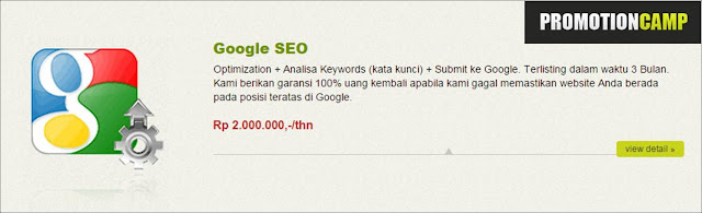 Google SEO PROMOTION CAMP