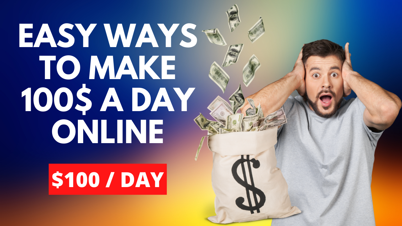 make 100 dollars a day online, earn money online, legit side hustles, remote jobs, work from home, online income, fast money, easy money, money making tips, 2024