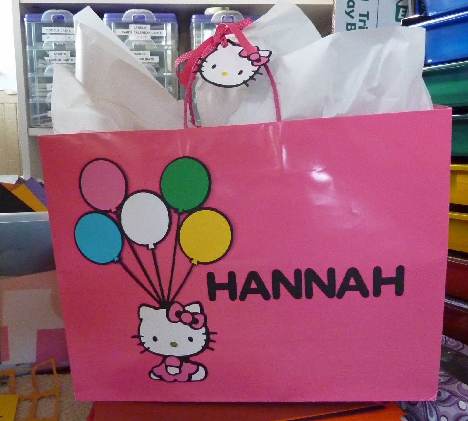 Cool Beans by L B Hello Kitty Gift Bag Cool Beans by L B Hello Kitty Gift Bag