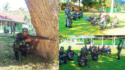 Latihan Minggu Militer, Prajurit Kodim Polmas Asah Kemampuan Tempur