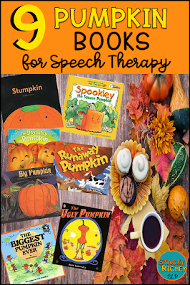 9 Pumpkin books for speech therapy