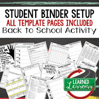 Student Binder, Back to School Resource Bundle: Empowering Teachers for Success!